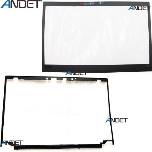 New Original for Lenovo ThinkPad T480S LCD Front Shell Bezel Cover Frame + Sheet Sticke IR Hole 01YN982 01YN984 01YN980 01YN981
