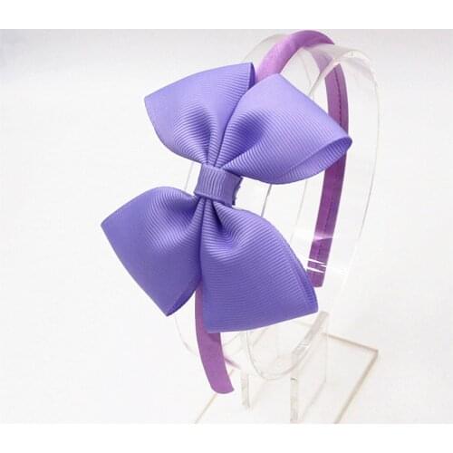 Fashion cute Hairbands Hair Hoop High Quality Ribbon Bowknot Girls Hairband Kids Hair Bows Headwear Head hoop Hair Accessories