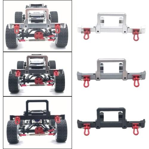 RC Front Bumper 1/12 Scale RC Car Bull Bar Mount for MN D90 99S Defender RC Cars Crawler Truck Accessory