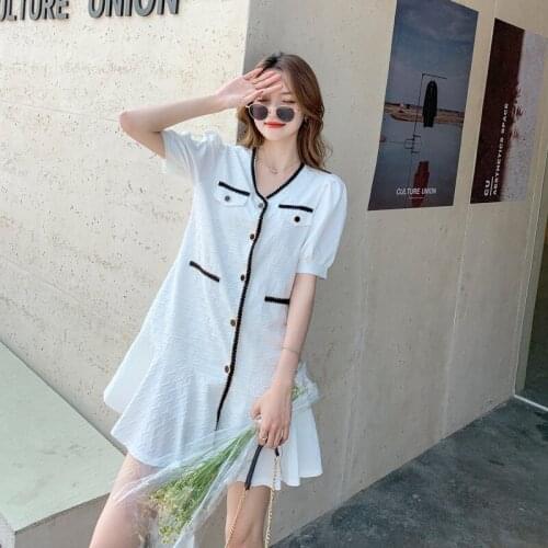 Summer Korean Dress Fashion Pastel Midi Dress Vestido De Festa Sukienki Na Wesele Damskie Dresses Party Night Womens Clothings