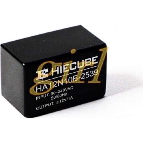 Positive and negative 12V 1A power module 220V turn dual 12V ACDC direct switching power -supply isolation HA12N10B