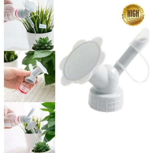 Portable 2 In 1 Plastic Sprinkler Nozzle For Flower Waterers Bottle Watering Sprinkler Portable Household Potted Plant Waterer