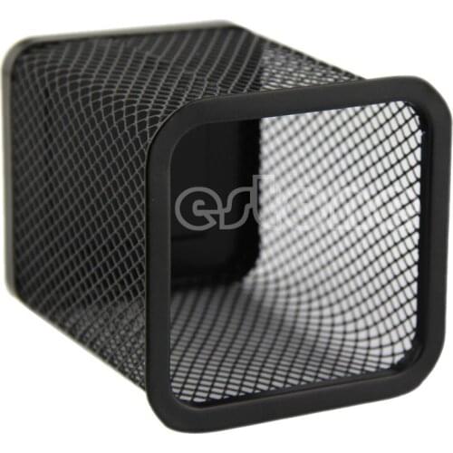 Rectangular Mesh Style Metal Black Pencil Holder Organizer Desk Pen Containers Drop Shipping Support