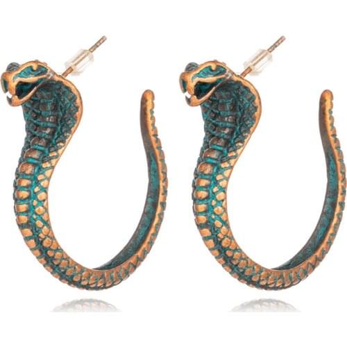 Snake Earrings Drop Earring Modern Womens Earrings 2020 Fashion Unusual Punk Earrings Best Friend Jewelry kolczyki damskie