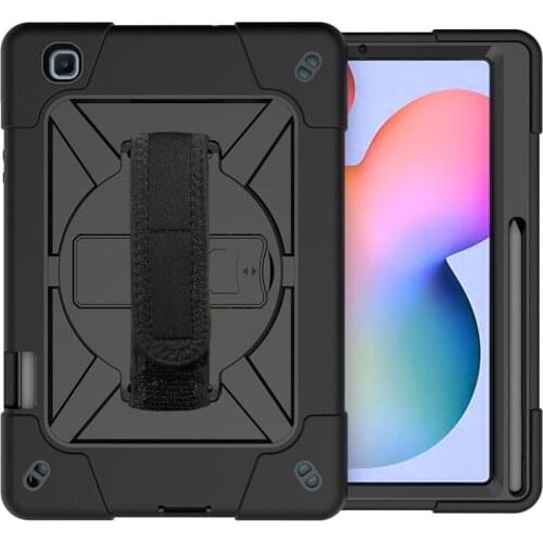 Silicone Tablet Case Cover For Samsung Galaxy Tab S6 Lite10.4 SH-P610 P615 2020 Drop-proof Waterproof Dual Armor Back Cover Cas