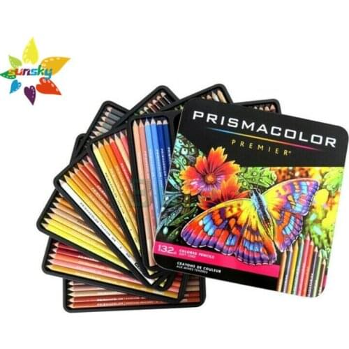 Usa Prismacolor Premier - Soft Core - Colored Pencil , Set of 132 Assorted Colors Tin Box