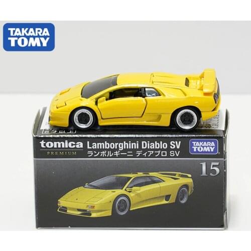 Takara Tomy Tomica Premium Lamborghini Diablo Sv Alloy Diorama Retro Vintage Car Model Collection Miniature Carros TP15 Toys