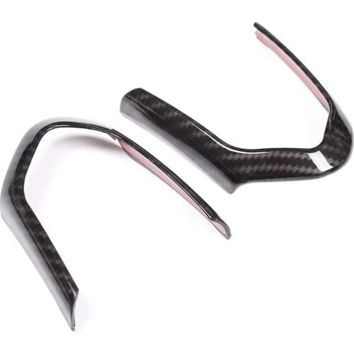 Car Steering Wheel Decoration Frame Accessories Cover Trim Carbon Fiber Style for BMW F20 F22 F21 F30 F32 X5 F15 X6 F16 M-Sport