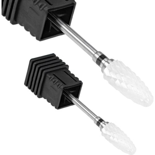 Uxcell Ceramic Nail Drill Bits Nails File Bit for Manicure Pedicure LL01-2pcs