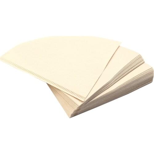 V60 Filter Cup Special 102 Coffee Filter Paper Coffee Filter Papers Unbleached Original Wooden Drip Paper Cone Shape Coffee Tool