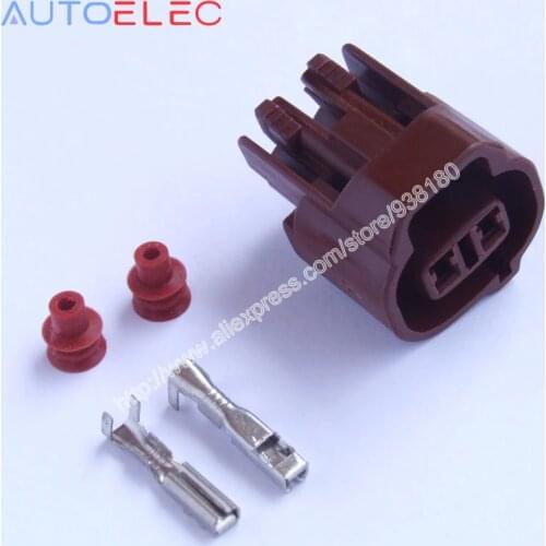 10Sets 6189-0264 2Pin/way Car Waterproof Wire Connector plug Auto Electrical connector kit forfog lamp plug for Sumitomo