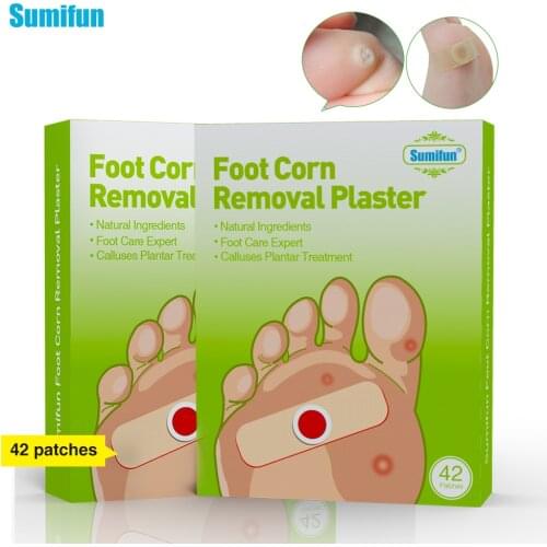 42Pcs Feet Care Corn Remover Warts Thorn Plaster Foot Medical Callus Removal Sticker Tool Soften Skin Cutin Pain Relief Patch