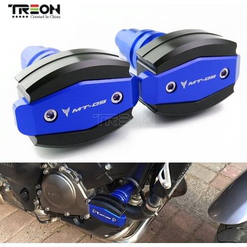 CNC Aluminum Motorycycle Accessories Frame Crash Slider Pads Sliders Falling Protection Cover For YAMAHA MT09 MT-09