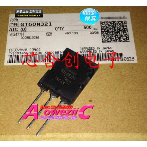 Aoweziic 2018+ 100% new imported original GT60N321 TO-264 high power IGBT tube microwave transistor 60A 1000V