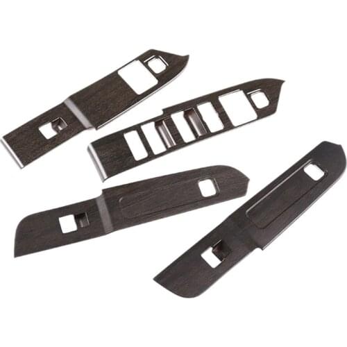 Car Accessories for Land Rover Defender 2020 ABS Window Lift Switch Buttons Frame Cover Trim Stickers RHD