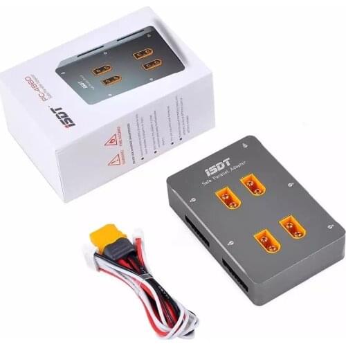 ISDT PC-4860 1-8S Safe Parallel Board XT60 CNC Efficiency Parallel Charging Board