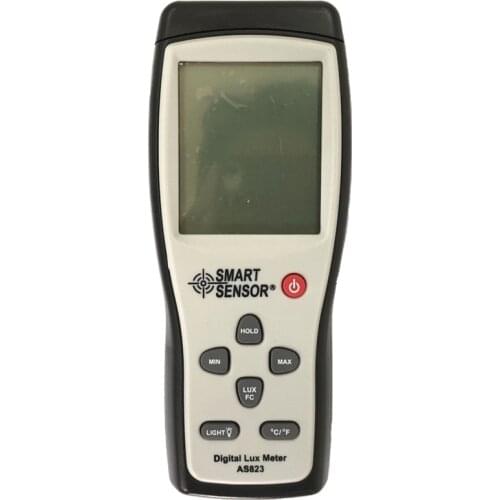 Digital Lux meter Spectrophotometer Light Meter 200,000 Test AS823 High Precision Digital Luxmeter Illuminometer