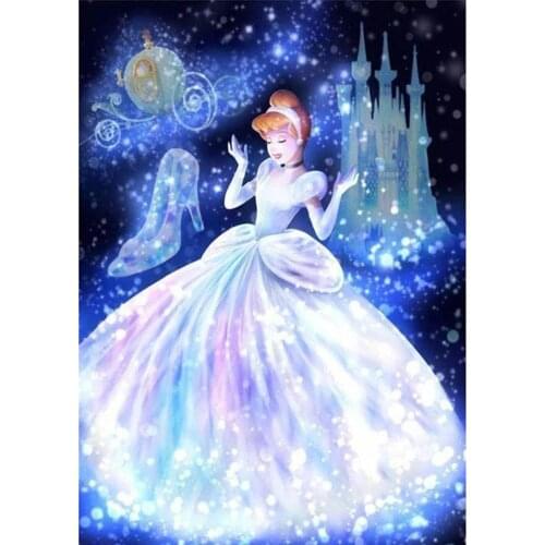 Cuadros haft diamentowy 5D diamond painting 5D kit Full square Cross stitch tools Cartoons woman art Mosaic princess girl colour
