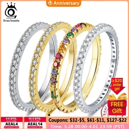 Кольца с фианитами для женщин ORSA JEWELS China At AliExpress