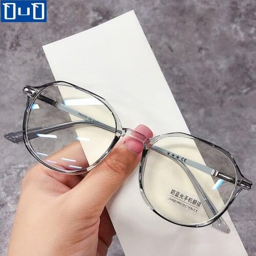 -1.0-1.5-2.0-2.5-3.0-4.0 Transparent Round Glasses Frames Myopia Glasses Men Women Eyeglasses Prescription Shortsighted Eyewear