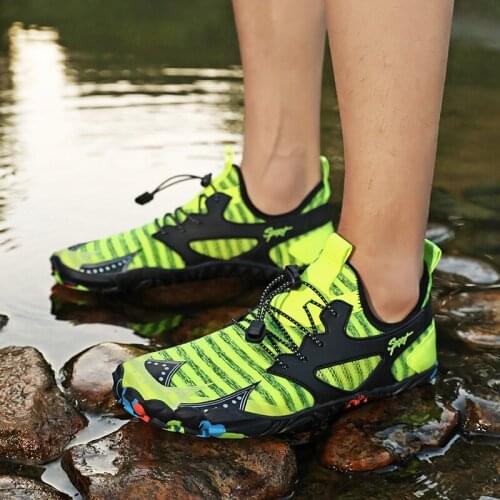 Plus Size Summer New Outdoor Aqua Shoes Swimming Fishing Men Quick-Drying Breathable Beach Shoes Sneakers Footwear