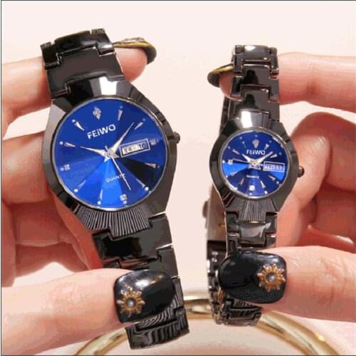 2021 Luxury Couple Watch Quartz Wristwatch Fashion Business Casual lovers Watch Men Watch for Women Waterproof Watches