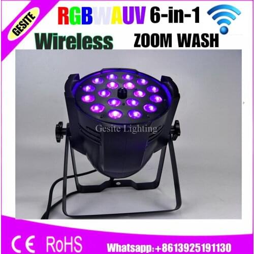 18x18W RGBWA UV 6IN1 Zoom Par Light DMX 7/11 Channels Taiwan Tianxin