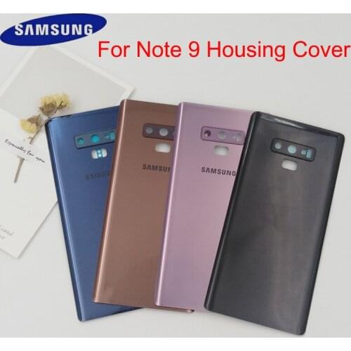 Samsung Note 9 Back Battery Housing Cover Rear Door Replacement Case Repair Panel Parts For Galaxy Note9 N960 N960F &Camera Lens