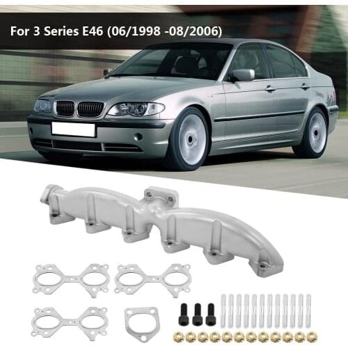 1 Set Car Auto Ductile Iron Exhaust Manifold for BMW E46 E39 E60 E61 E38 E65 E83 E53 3 5 7 X3 X5 Exhaust Systems