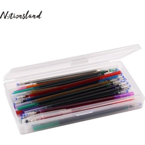 40pcs Water Erasable Pens Fabric Markers Refill Soluble Disappearing Cross Stitch Marker Pen for Dressmaking Sewing Tools