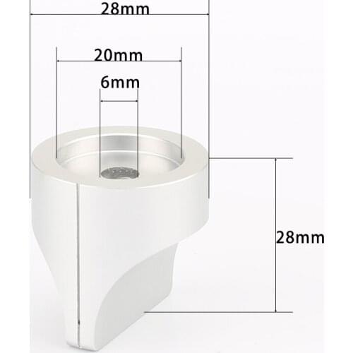 4xAudiocrast KB006 Telecaster Precision Bass Knobs Knurled Amplifier Knob