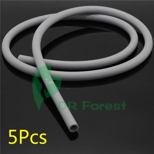 High Quality 5Pcs Tubing Hose Pipes For Dental Saliva Ejector Suction High Strong HVE