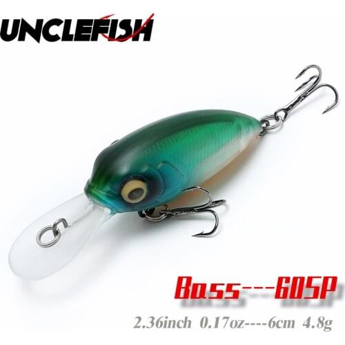 6cm 4.8g Mini Crankbait Lures for Fishing Lures Hard Bait Floating Crank Catfish Jerkbait Bait Artificial Fish Bass Wobblers