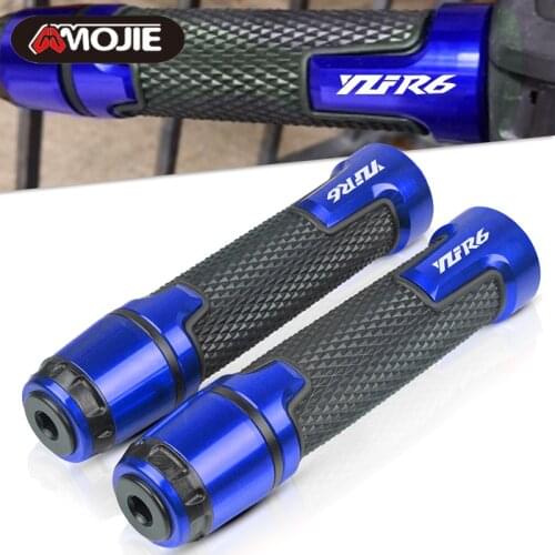 7/8'' Motorcycle Handle bar Handlebar Grips For YAMAHA YZF R6 YZF-R6 1999 2000 2001 2002 2003 2004 2005 2006 2007 - 2021 2017