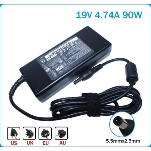 19V 4.74A 5.5*2.5mm AC Laptop Power Adapter for Asus TOSHIBA ADP-90SB BB PA-1900-24 PA-1900-04 Power Supply Charger