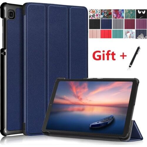 Tablet Case for Samsung Galaxy Tab A7 2021 Lite 8.7'' 2021 Leather Smart Sleep Wake funda Trifold Stand Capa for SM-T220 T225