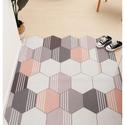 Home Can Be Cut Doormat PVC Anti-slip Dust-proof Floor Mats Carpet Can Be Customized Indoor Entrance Doormat Nordic Mats Carpet
