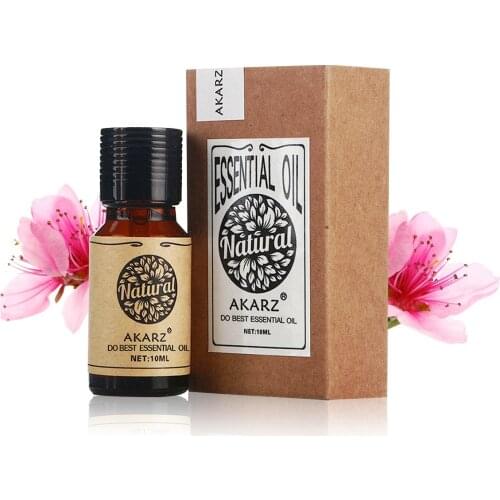 AKARZ Famous brand natural aromatherapy Peach Blossom essential oil Increase skin elasticity Calm mood Peach Blossom oil