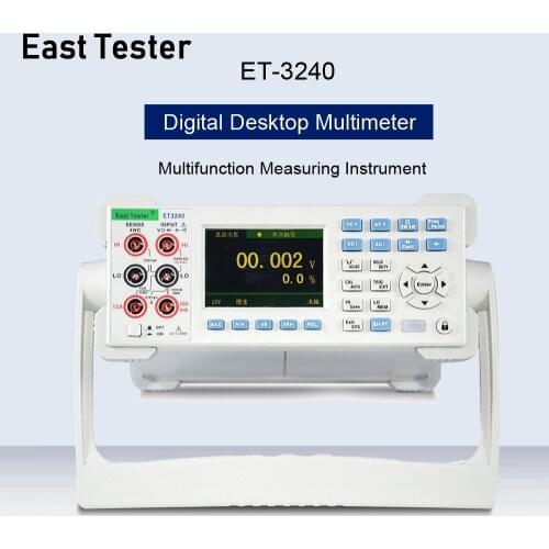ET3240 24000 Counts High Precision Desktop Digital Multimeter Voltage Current Test Resistance Capacitance Frequency Tester