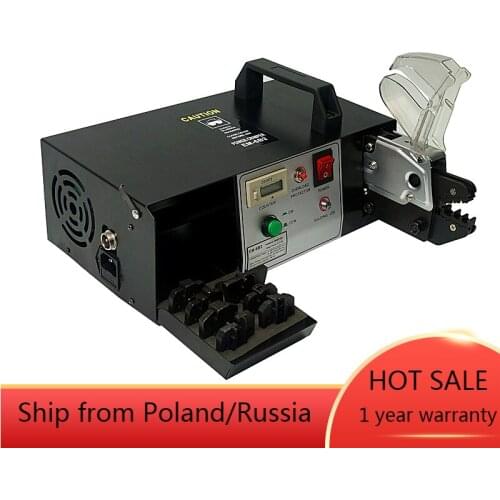 EM-6B2 Electrical Type Terminal Crimping Machine Tools Crimp with 7 Crimping Dies Ferramentas 220V/110V