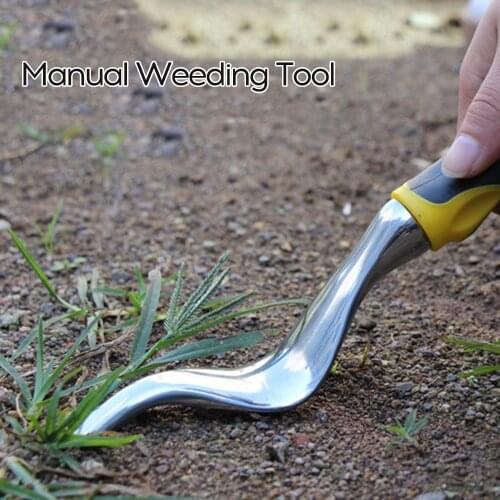 G20 Magnesium Aluminum Grass Digging Vegetables Loose Soil Rooting Device Transplant Seedling Manual Weeding Tool Shovel Rubber