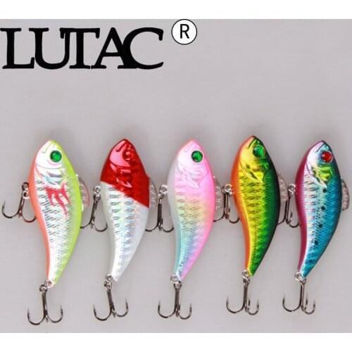 LUTAC Viberation sinking lure hard baits free shipping salt water fresh water wobblers fishing lures 2020 3D eyes