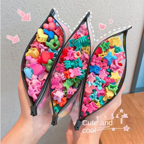 Girls Cartoon Colorful Flower Mini Hair Claws Kids Sweet Hairpins Children Fashion korean Hair Accessories Cute Hair Clip