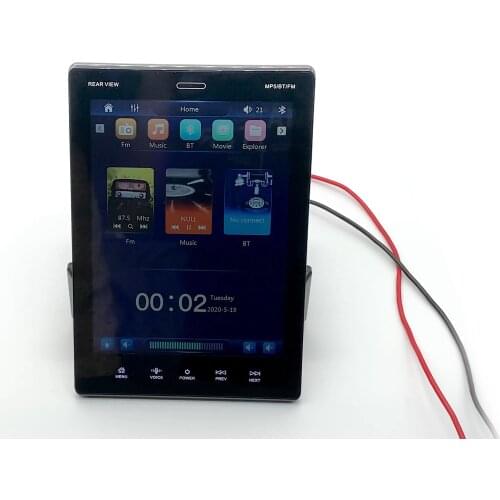 9.5 Inch Ips Touch Vertical Screen Dsp 1din Car Mp5 Player Car Radio Stereo Like Tesla Car Player Audio With Rear View Camera