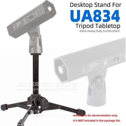 Desktop Tripod Mic Signal Bracket Stand Mount Holder For SHURE UA834 UA 834 V WB XA Wireless Microphone System Antenna Amplifier