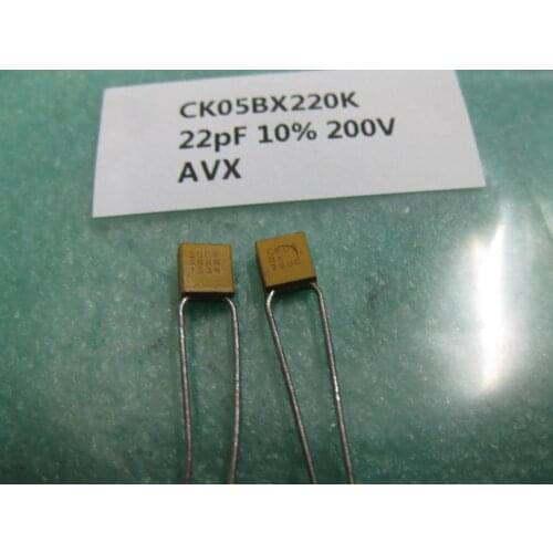 Original new 100% CK05BX220K 22pF 10% 200V multilayer ceramic capacitor (Inductor)
