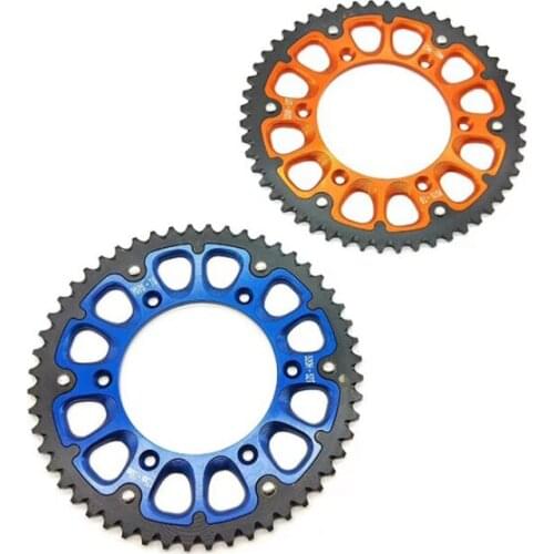 Ladle aluminum reinforced520-52 wear-resistant gear chainring is suitable for HJ250H KEWS KTM SX SXF EXC 125 200 250 350 400