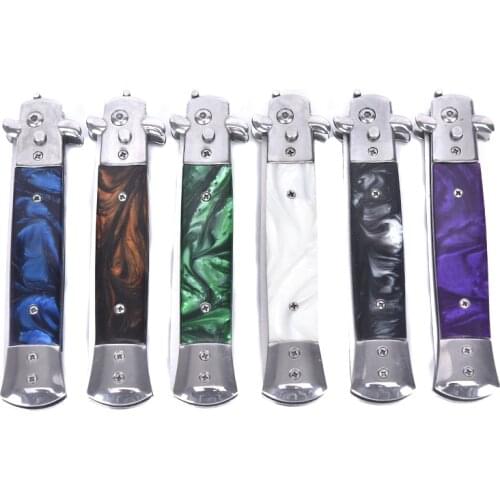 1pc Pocket Foldable Automatic Comb Stainless Combs Brushes Hair Trimmer Comb Brush Accessories Mens Knife Comb Oil Hair Comb