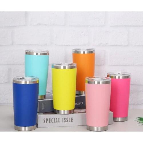 20oz Stainless Steel Wine Tumbler with Seal Lids Beer Mug Double Wall Vacuum Insulated Coffe Cup FatherS Day Gift