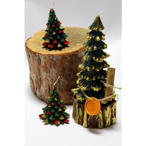Cesihome Pine Tree Candle
